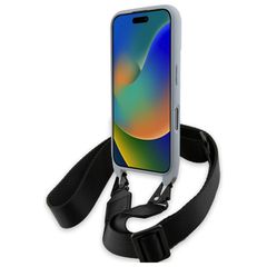 BMW M Edition Carbon Stripe & Strap iPhone 16 Pro Max Case - Gray-thumb-3