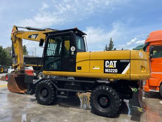 Εκσκαφέας Με Λάστιχα CAT 2014 M322D-thumb-1