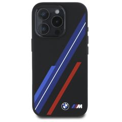 BMW Silicone Random Lines MagSafe Case for iPhone 16 Pro Max - Black-thumb-2