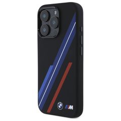 BMW Silicone Random Lines MagSafe Case for iPhone 16 Pro Max - Black-thumb-1
