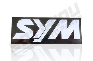 ΑΥΤΟΚΟΛΛΗΤΟ ΛΟΓΟΤΥΠΟ SYM ΑΣΠΡΟ 12Χ4 cm