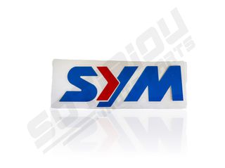 ΑΥΤΟΚΟΛΛΗΤΟ ΛΟΓΟΤΥΠΟ SYM ΜΠΛΕ/ΚΟΚΚΙΝΟ 12Χ4 cm