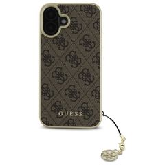 Guess 4G Charms Collection iPhone 16 Plus Case - Brown-thumb-2