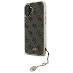 Guess 4G Charms Collection iPhone 16 Plus Case - Brown-thumb-1