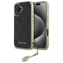 Guess 4G Charms Collection case for iPhone 16 Plus - black-thumb-0