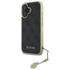 Guess 4G Charms Collection case for iPhone 16 Plus - black-thumb-1