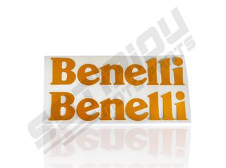 ΑΥΤΟΚΟΛΛΗΤΑ BENELLI ΚΙΤΡΙΝΑ 15cm