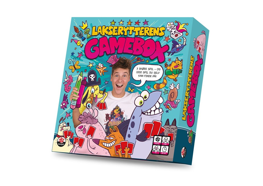 DANSPIL- Lakserytterens GAMEBOX (14103)