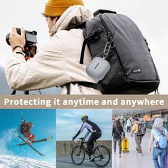 Tech-Protect Silicone Hook Case for Samsung Galaxy Buds 3 / 3 Pro - Brown-thumb-4