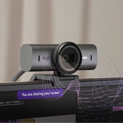Logitech - MX Brio Ultra HD 4K Collaboration and Streaming Webcam - Graphite / Computers-thumb-4