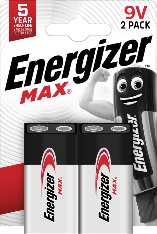 Energizer - MAX 9V/6LR61 (2-pack) / Electronics