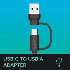 Speedlink - STREAM Play & Charge USB-C/A to USB-C Cable Set, black / Electronics-thumb-2