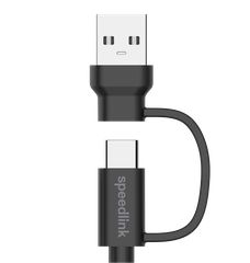 Speedlink - STREAM Play & Charge USB-C/A to USB-C Cable Set, black / Electronics-thumb-4