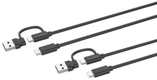 Speedlink - STREAM Play & Charge USB-C/A to USB-C Cable Set, black / Electronics