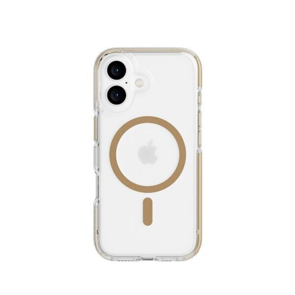 Tech21 - Evo Crystal - Cover - iPhone 16 - MagSafe - Gold / Electronics