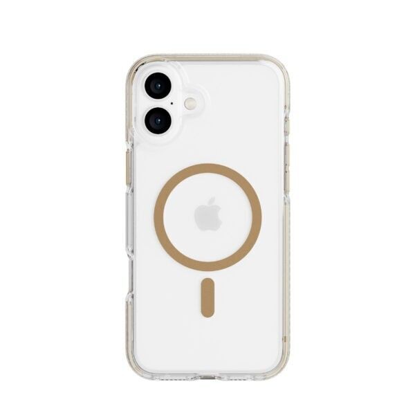 Tech21 - Evo Crystal - Cover - iPhone 16 Plus - MagSafe - Gold / Electronics