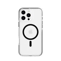 Tech21 - Evo Crystal - Cover - iPhone 16 Pro Max - Crystal MagSafe - Black / Electronics