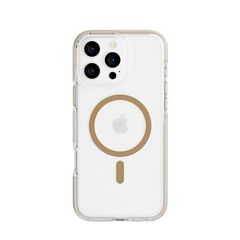 Tech21 - Evo Crystal - Cover - iPhone 16 Pro Max - Crystal MagSafe - Gold / Electronics