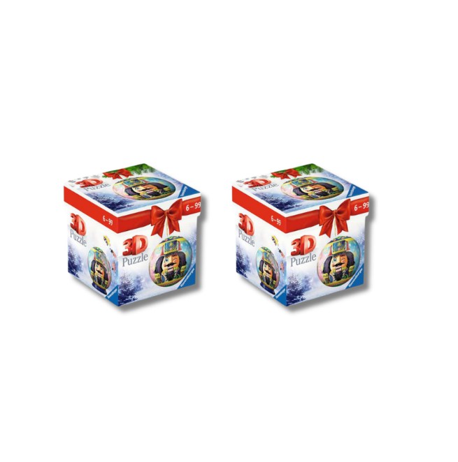 Ravensburger - 3D Puzzle Display Holiday Nutcracker Puzzle Balls - Bundle (10373560)