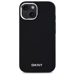 DKNY Plain Logo MagSafe iPhone 14 Case - Black-thumb-2