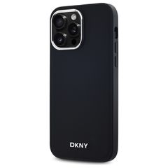 DKNY Plain Logo MagSafe iPhone 14 Pro Max Case - Black-thumb-1