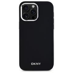 DKNY Plain Logo MagSafe iPhone 14 Pro Max Case - Black-thumb-2