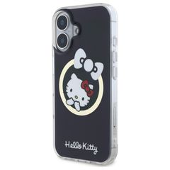 Hello Kitty IML Fun bow Magsafe iPhone 16 Case - Black-thumb-1