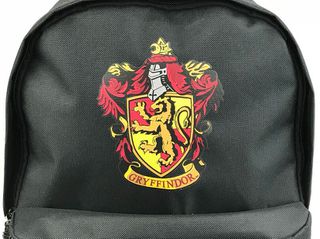Harry Potter Backpack Gryffindor Black Burgundy-thumb-1