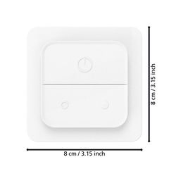 Eglo Connect. Z Wall Switch features a plastic structure in a white finish / Electronics-thumb-2