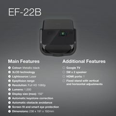 Epson - EF-22B Home Cinema Projector / Electronics-thumb-1