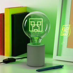 Minecraft Neon LED Bulb Creeper-thumb-1
