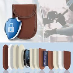 Tech-Protect KLR100 RFID Blocking Car Key Case - Brown-thumb-1