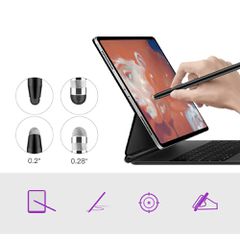 Tech-Protect USP100 4-TIP Touch Stylus Passive Pen - Purple-thumb-4
