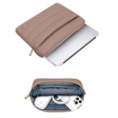 Tech-Protect Puffy 13-14" Laptop Bag - Brown-thumb-4