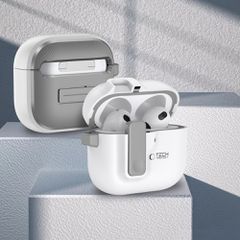 Tech-Protect Slim Hook Case for AirPods 4 - White-thumb-2