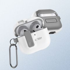 Tech-Protect Slim Hook Case for AirPods 4 - White-thumb-1