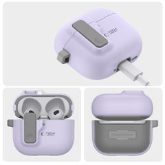 Tech-Protect Slim Hook Case for AirPods 4 - Purple-thumb-4