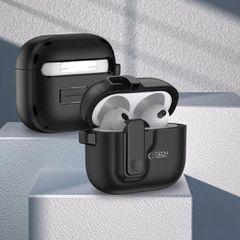 Tech-Protect Slim Hook Case for AirPods 4 - Black-thumb-2
