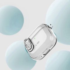 Tech-Protect Slim Hook Case for AirPods 4 - Clear-thumb-1