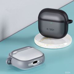 Tech-Protect Slim Hook Case for AirPods 4 - Gray-thumb-4