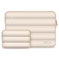 Tech-Protect Puffy 13-14 Laptop Bag - Beige-thumb-0