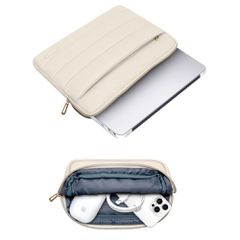 Tech-Protect Puffy 13-14 Laptop Bag - Beige-thumb-4
