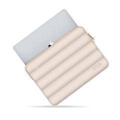Tech-Protect Puffy 13-14 Laptop Bag - Beige-thumb-2