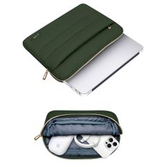 Laptop bag 15-16 Tech-Protect Puffy - olive-thumb-4