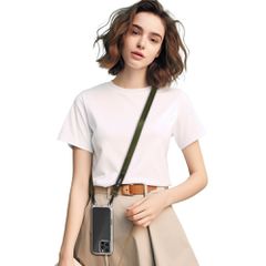 Tech-Protect C65 Rope Crossbody Leash - Olive-thumb-4