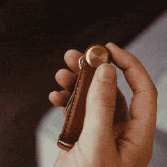 Orbitkey - Key Organiser Pro Leather - Cedar / Gadgets-thumb-2