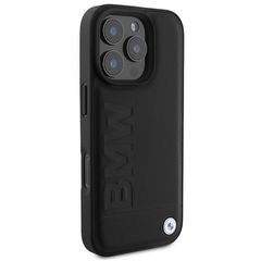 BMW Leather Hot Stamp iPhone 16 Pro Max Case - Black-thumb-3
