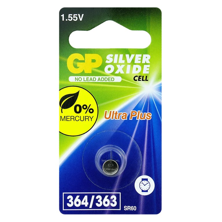 silver battery mini GP 364 / SR621SW / SR60