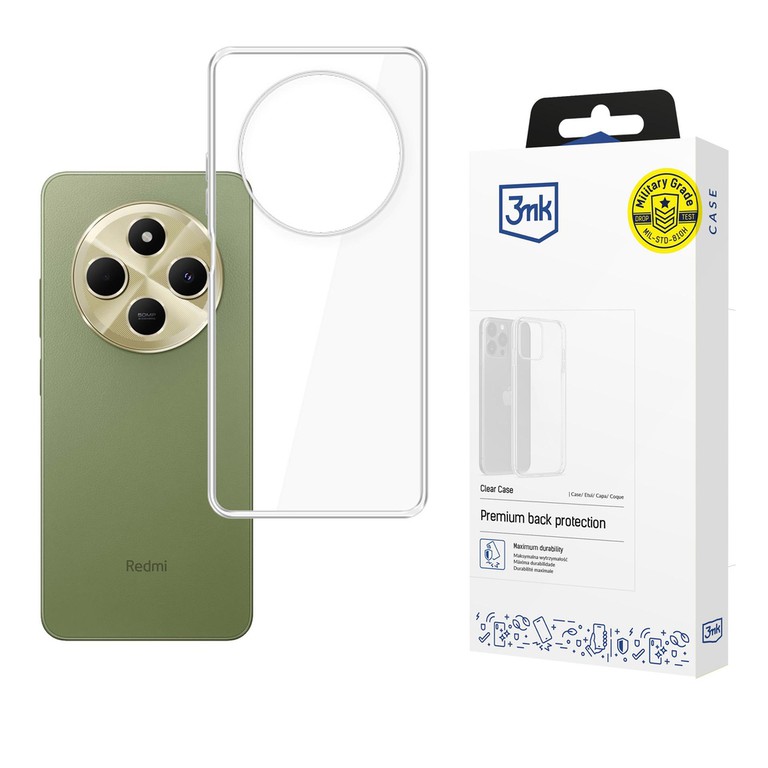 3mk Clear Case for Xiaomi Redmi 14C - transparent