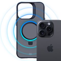 3mk Smoke Case Mag for Apple iPhone 16 pro max - black